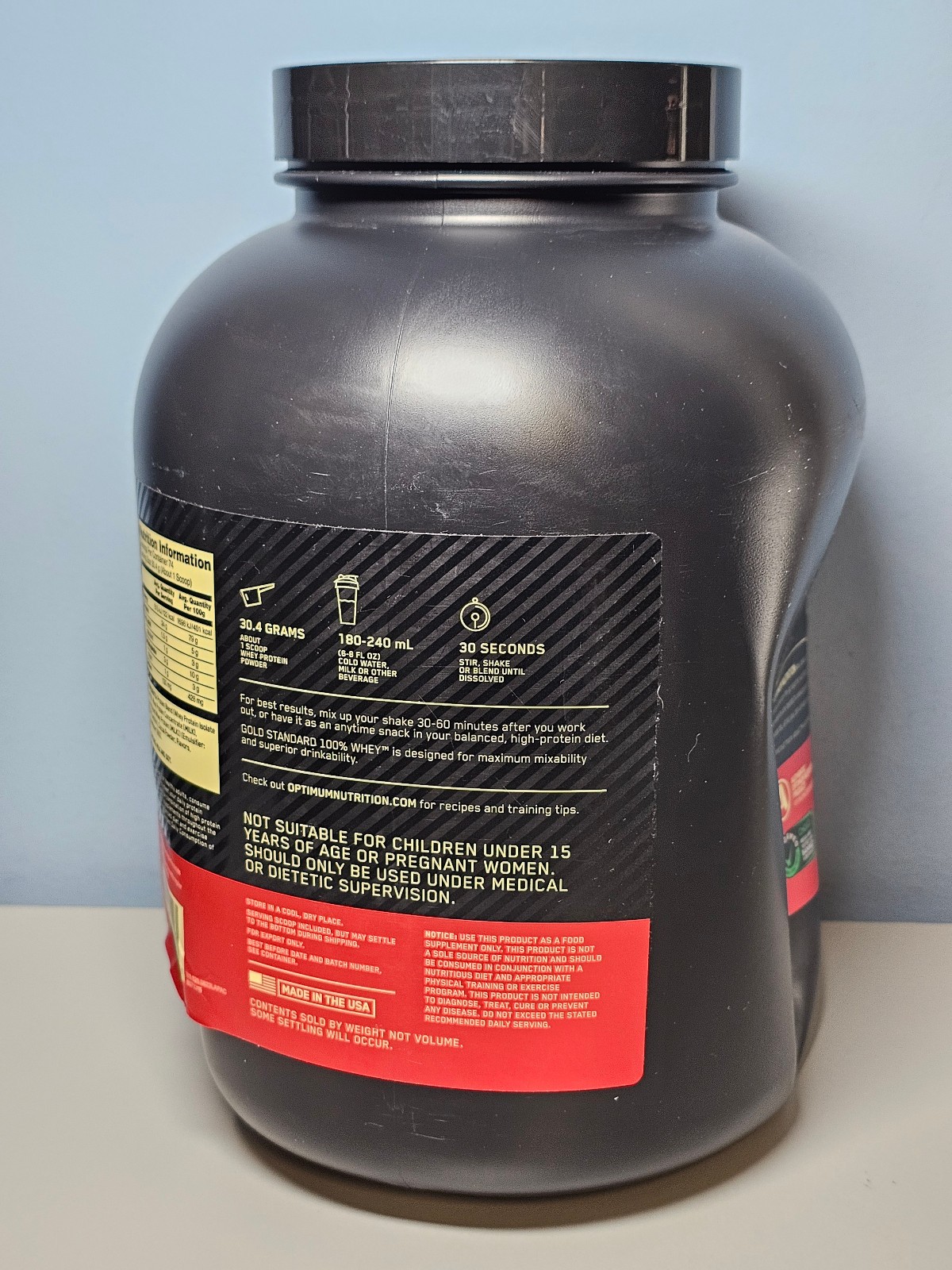 Read Ad! ON Optimum Gold Standard 100% Whey Protein - Chocolate - Exp 11/06/26