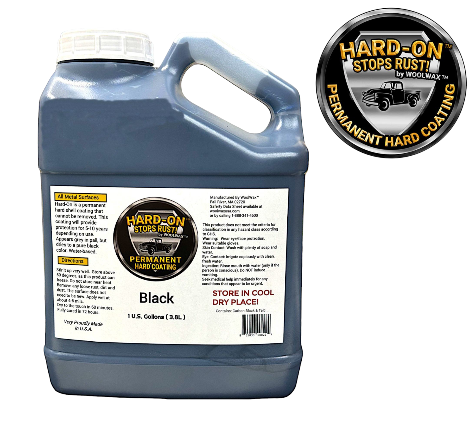 HARD-ON by woolwax™ Permanent coating for truck frames and equipment
