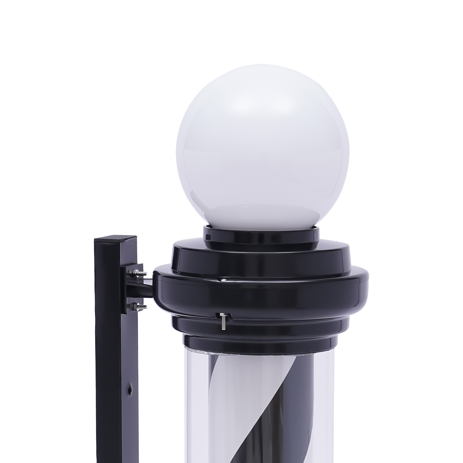 Outdoor Barber Pole Light Hair Salon Open Sign Barber Shop Rotating LED Stripes