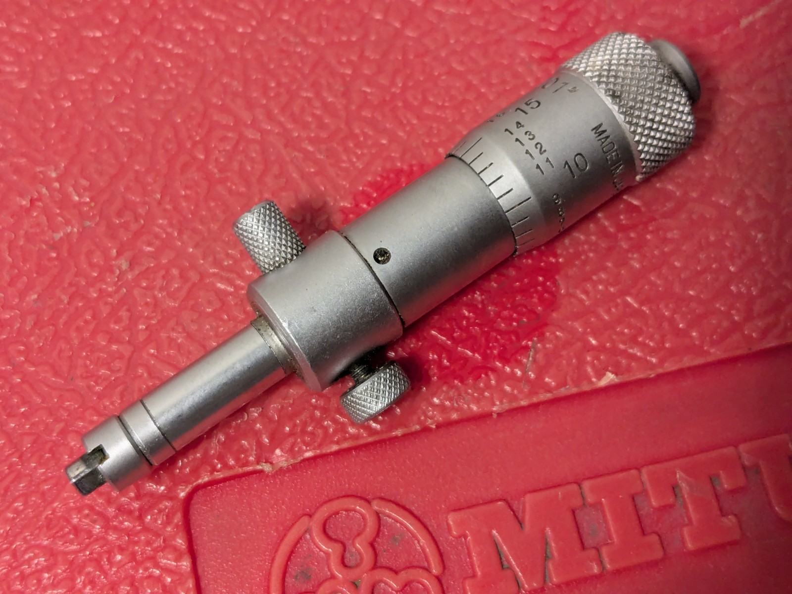 MITUTOYO INSIDE MICROMETER SET NO 141-133 - 2-12 Inches