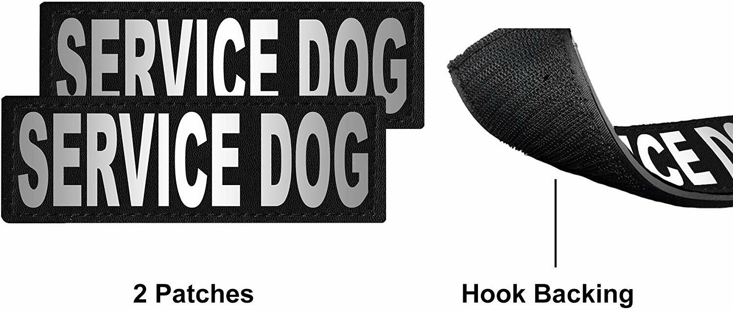 Service Dog Vest Mesh with Removable Reflective Custom Patches 12 Colors