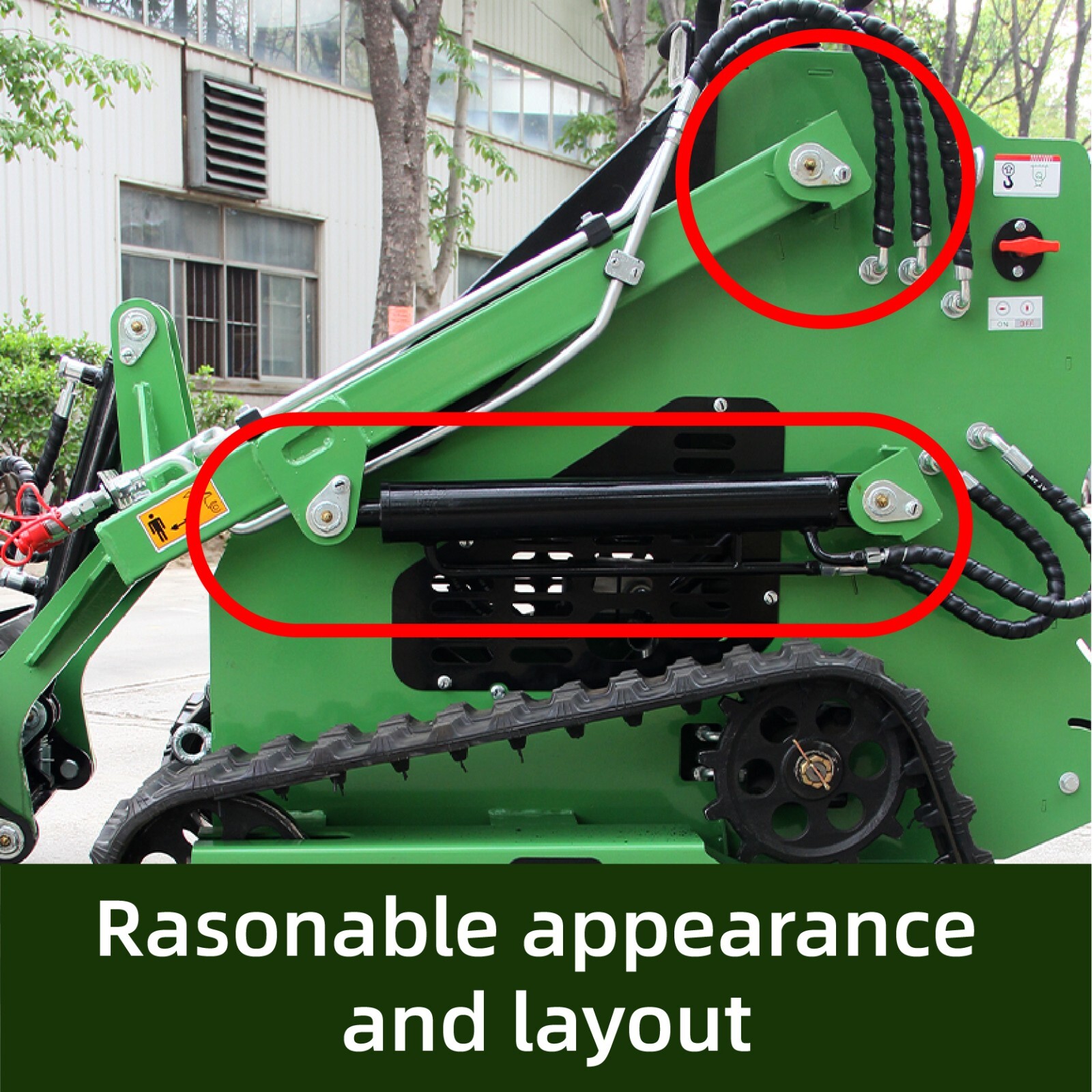 Mini Skid Steer Loader13.5 hp Hydraulic System Electric Start 2025 New For Sale