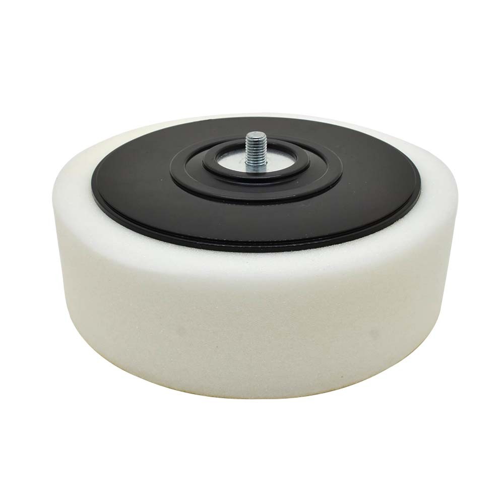 6" White Compounding Pad 5/16"-24 Male Thread Replaces Porter Cable 54745