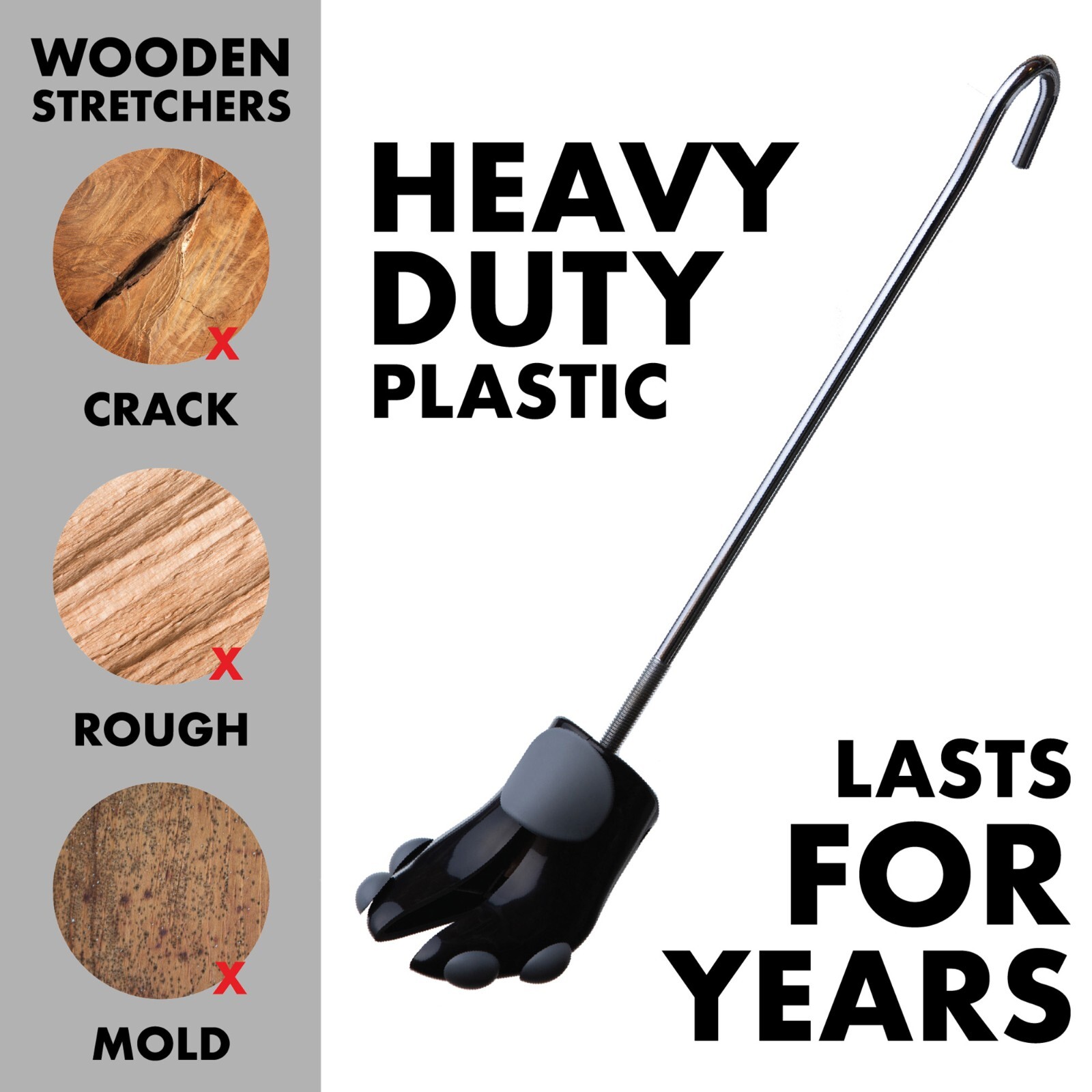 FOOTMATTERS Premium Boots Stretcher - Stretcher for Men & Women with Tight Boots