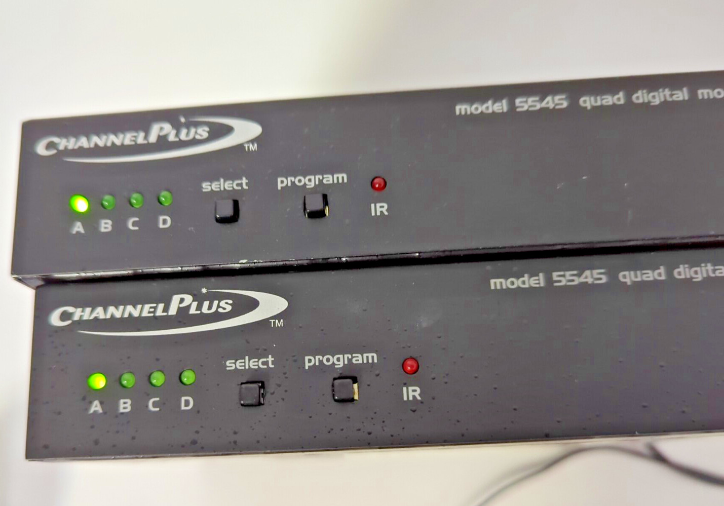 CHANNEL PLUS MODEL 5545 QUAD DIGITAL MODULATOR WITH IR OUTPUT