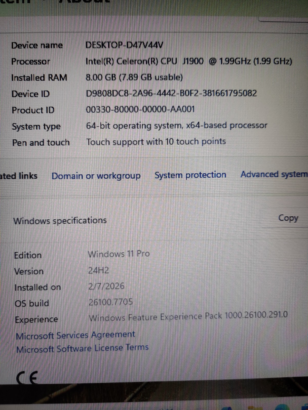 Partner SP-850-BZ -S23QOHC63/POS Touch Terminal Customer Display Win11 Pro 8gb