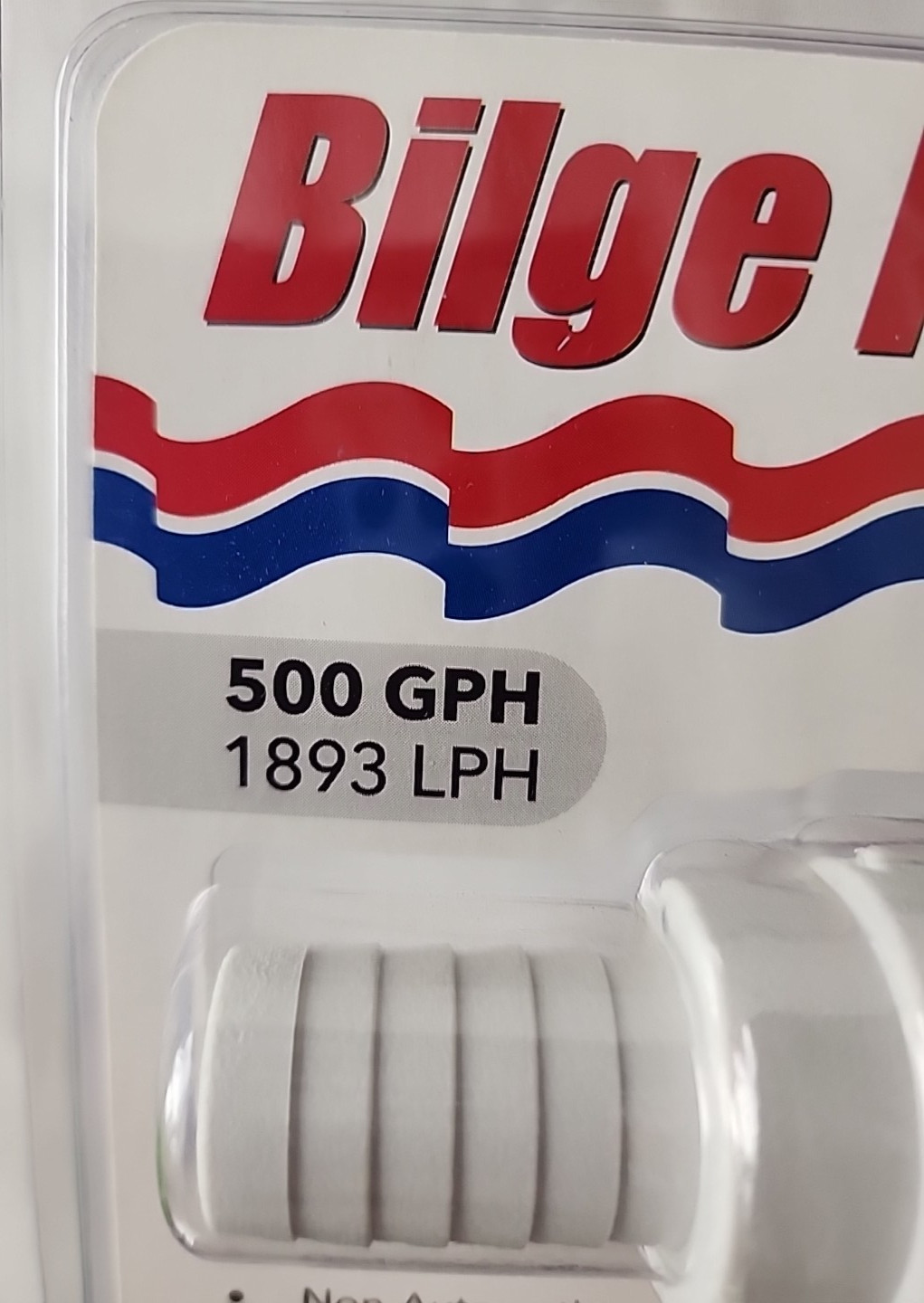 Rule 500 GPH Bilge Pump 12V 25DA