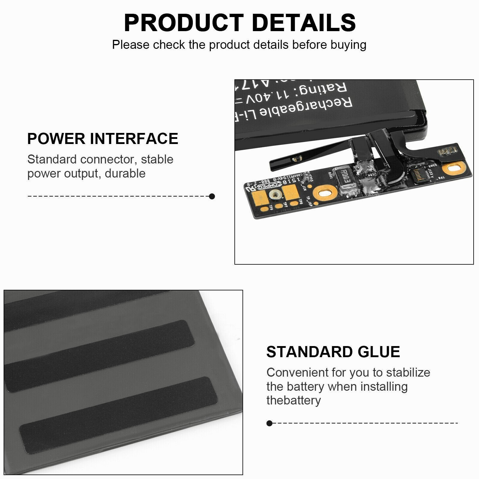 A1713 Battery For Apple MacBook Pro 13" A1708 Late 2016 Mid 2017 Year Compatible