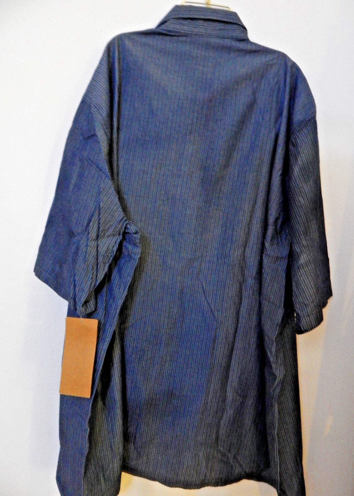 Chef Works Urban Collection navy stripe work shirt 2XL