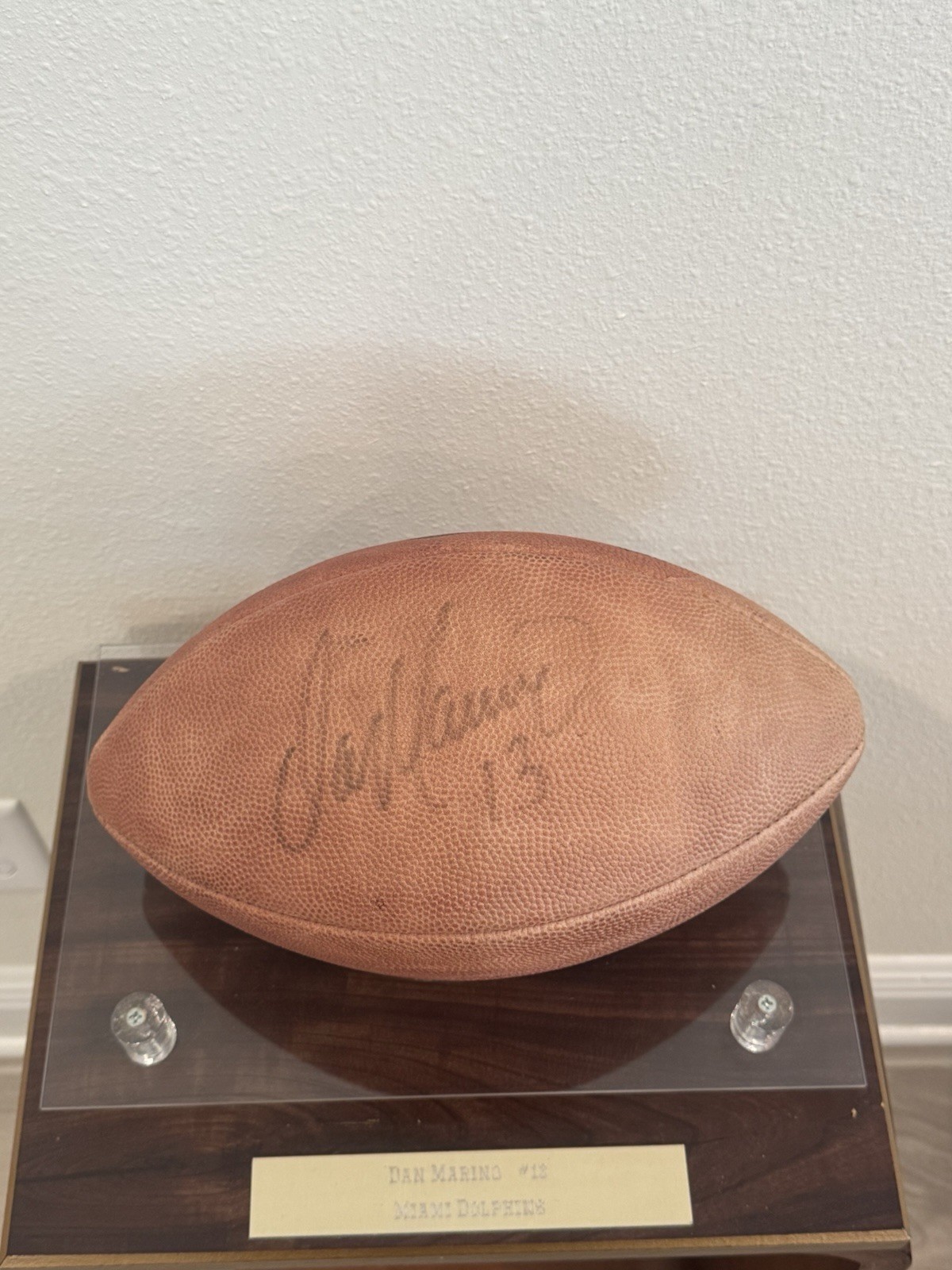 Dan Marino Dolphins HOF Signed Autograph Football Upper Deck COA