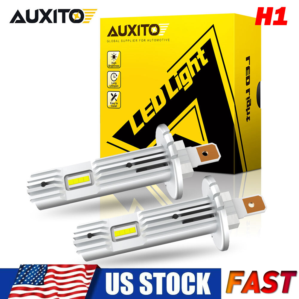 AUXITO H1 LED Headlight Bulb Conversion Kit High Low Beam Lamp 6500K Super White