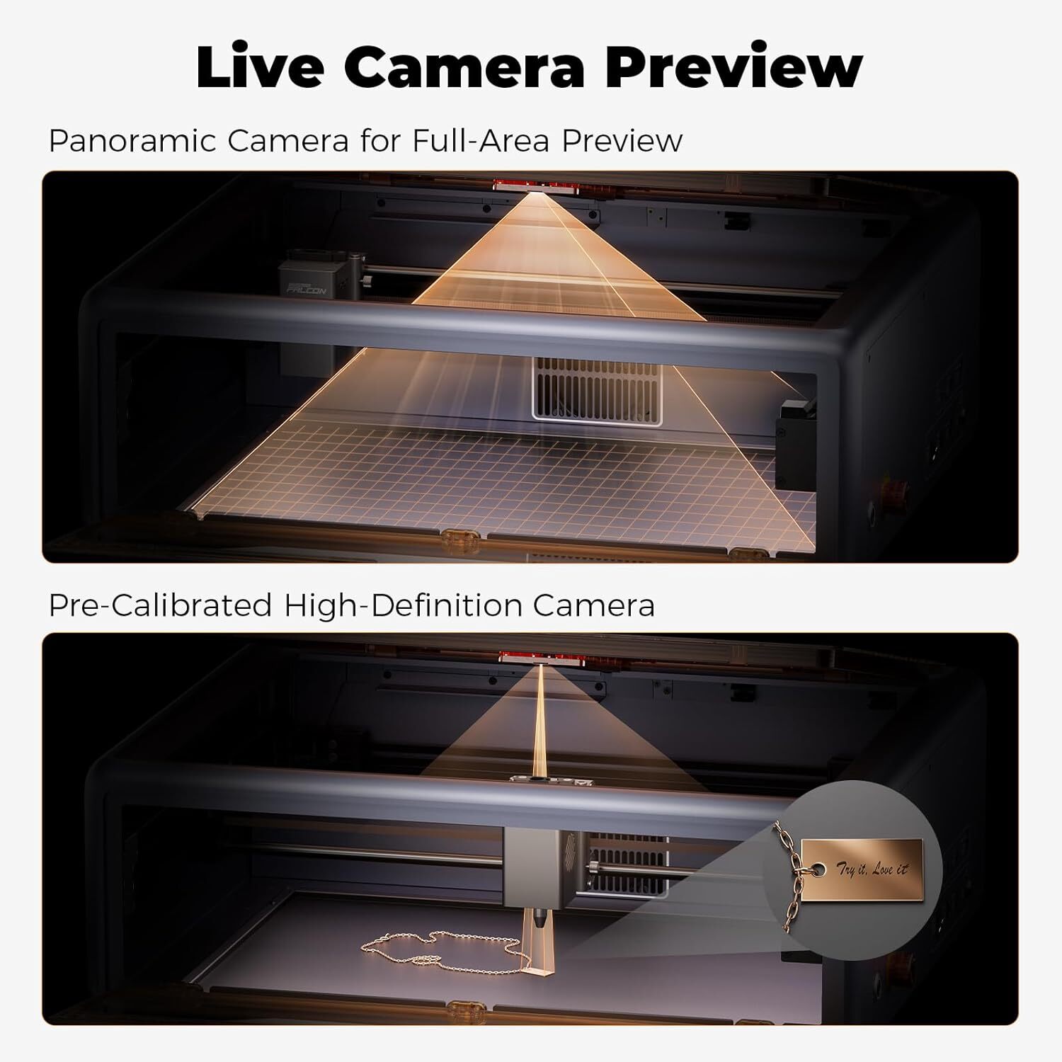Creality Falcon A1 10W Laser Engraver Fully Enclosed 600mm/s Speed HD Camera