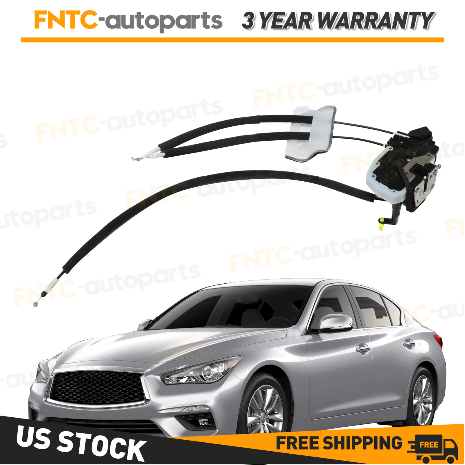 Front Left Driver Side Door Lock Actuator 80501-4HB0A For Infiniti 2014-2020 Q50