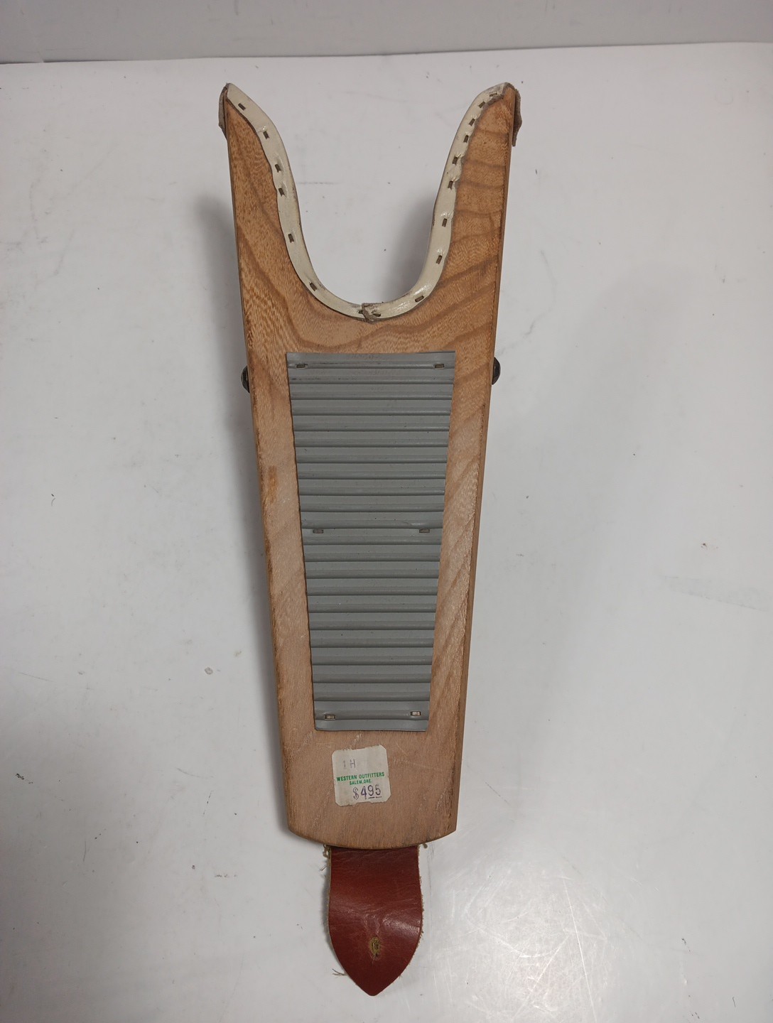 SIMPSON-QUIMBY CO Wooden Cowboy Boot Jack Leather Shoe Remover Denver Colorado