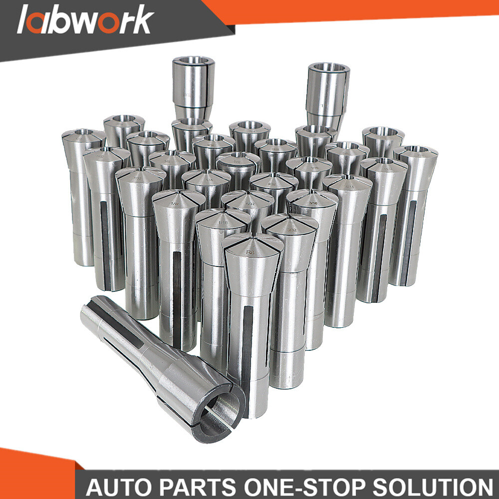Labwork 29 R8 Collet Set Fractional 1/32" To 1" High Precision for Bridgeport