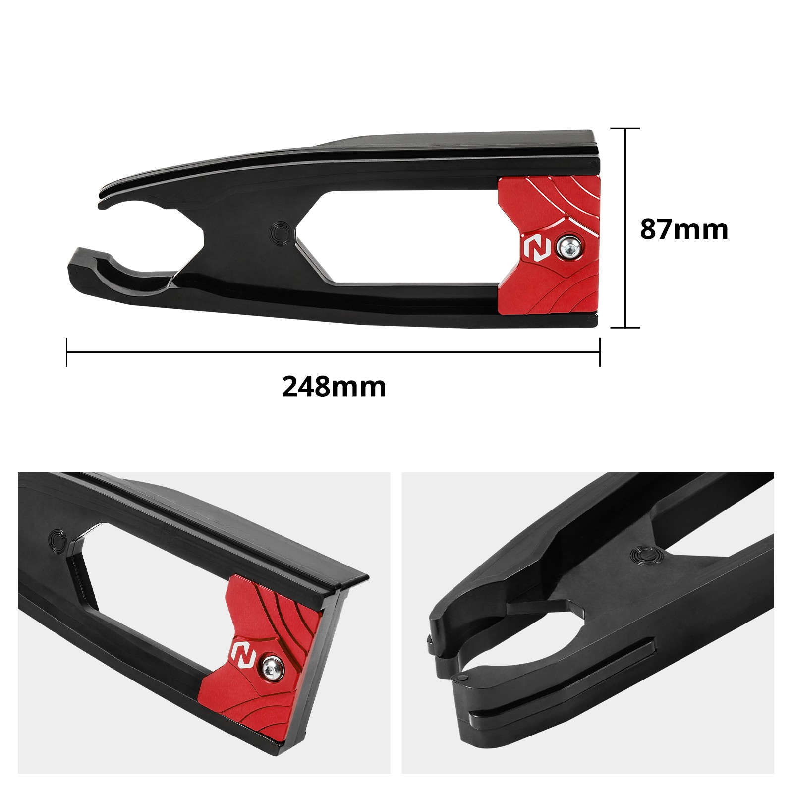 For YAMAHA RAPTOR 700 ATV Swingarm Chain Slider Guide #1S3-22151-00-00 2006-2026