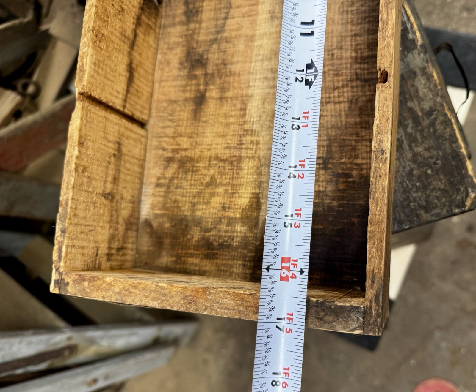 Vintage Lewis Bolt & Nut Company, Farm Assortment Wood Crate Minneapolis Minn