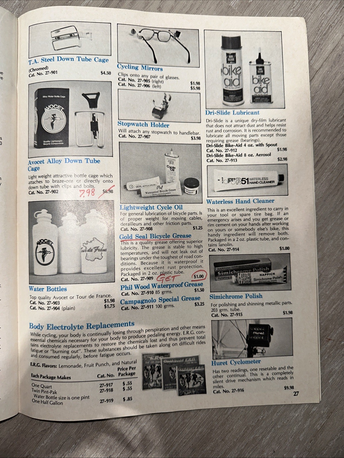 1979-1980 Palo Alto Bicycle Shop Catalog vintage bike parts