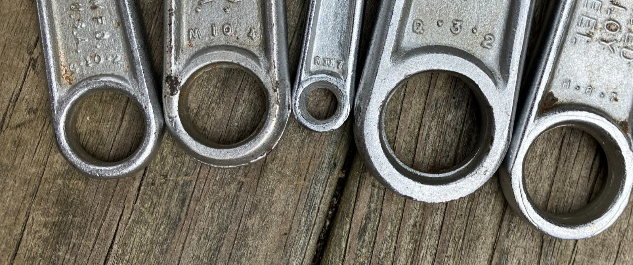 5 Clean Proto Adjustable Wrenches 12-10-8-6 & 4"