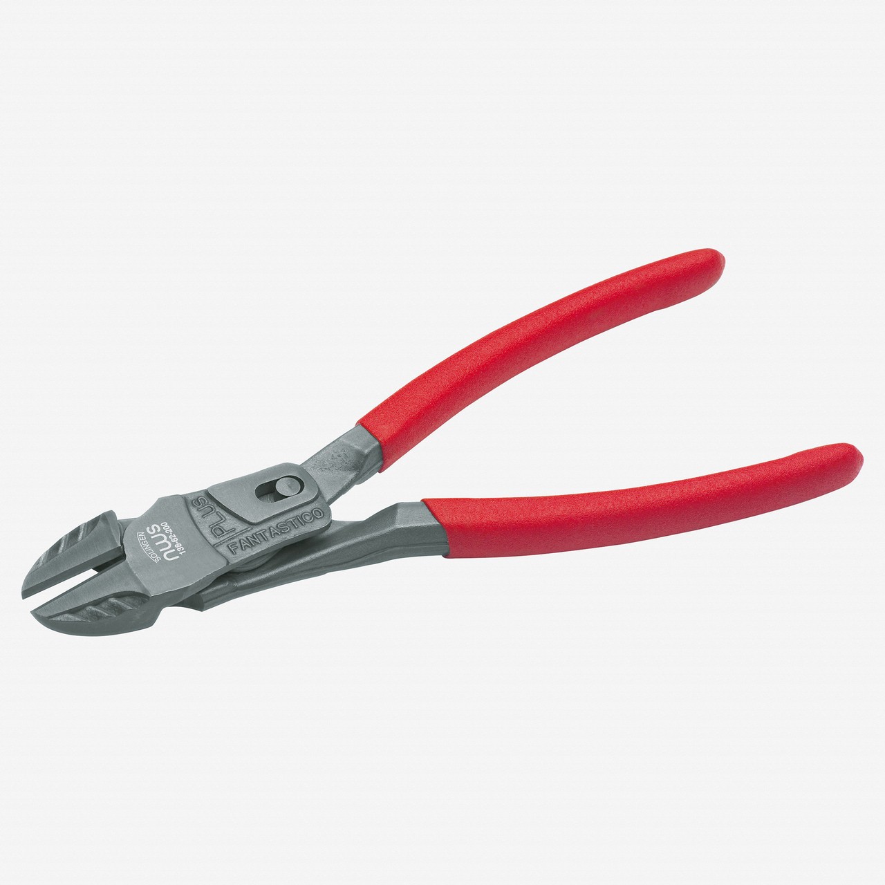 NWS 8" Heavy Duty Lever Side Cutter FantasticoPlus - TitanFinish - Plastic Grip