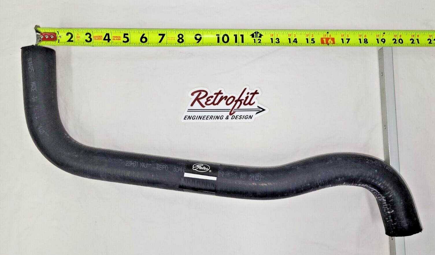 Universal LS Swap Radiator Hose Kit, LS1 LS2 LS3 Water Pump, Stock Rad 1.5"