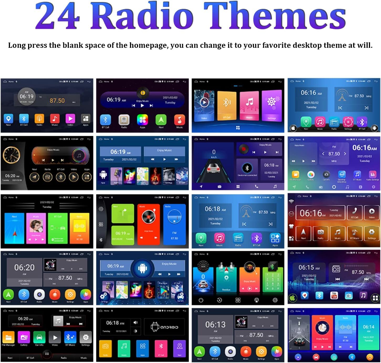 9inch Double 2Din Android 13 Car Stereo Radio GPS Navi WiFi Head unit BT FM +Cam