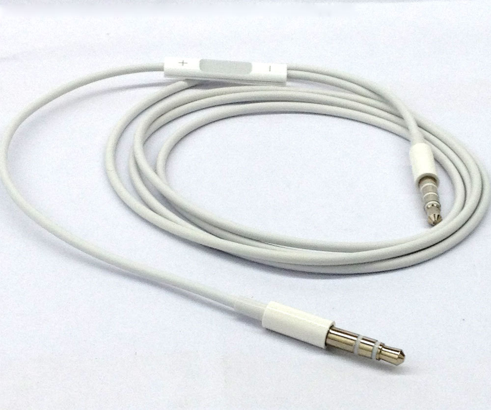 Headphone Car Aux Cable connector Adapter Remote for apple ipod shuffle 3rd 4th
