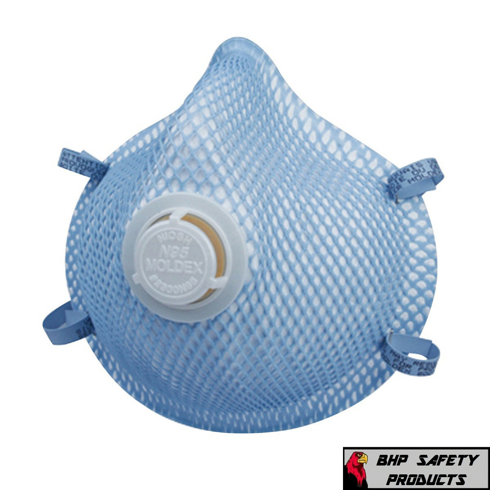 Moldex 2300 N95 Particulate Respirator Mask w/ Breathing Exhalation Valve 10/Box
