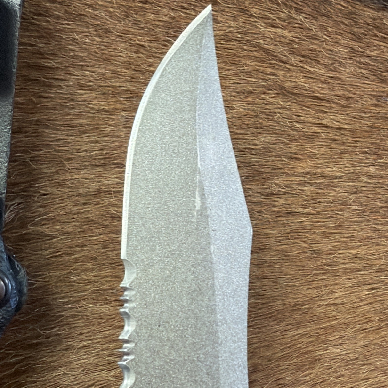 SEKI-JAPAN SOG SEAL PUP SATIN FINISH FIXED BLADE KNIFE