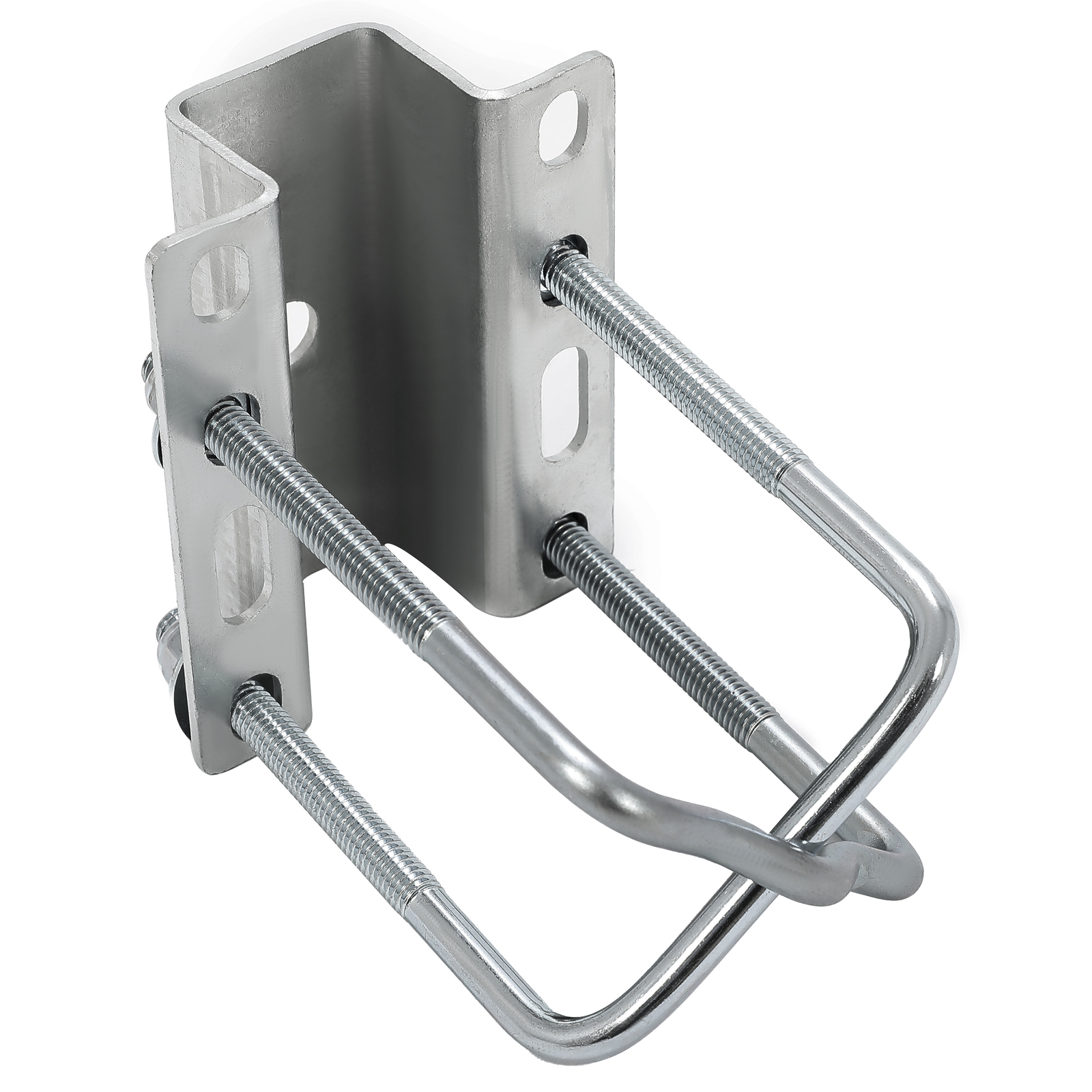 Pair 60" Boat Trailer Zinc-Plated Guide On Post Kit With PVC Poles Covers