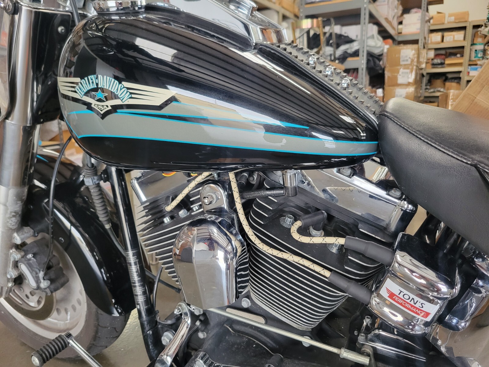 Harley Davidson Big Twin 99-17 FXD Dyna Softail Spark Plug Wires White Black