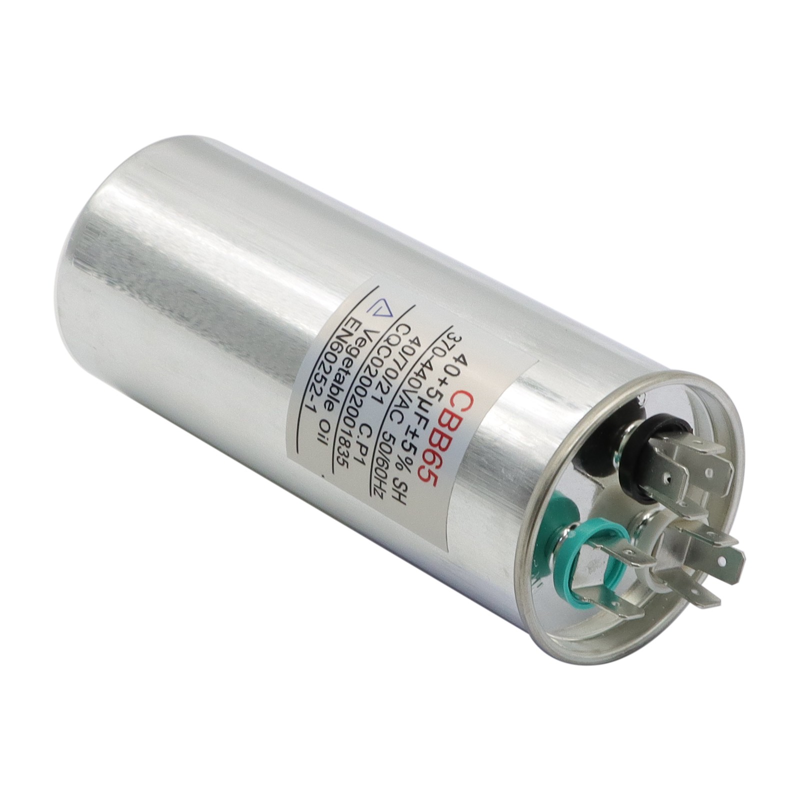 40/5 uF 40+5 MFD Capacitor 370 or 440 VAC Dual Run Capacitor AC Universal