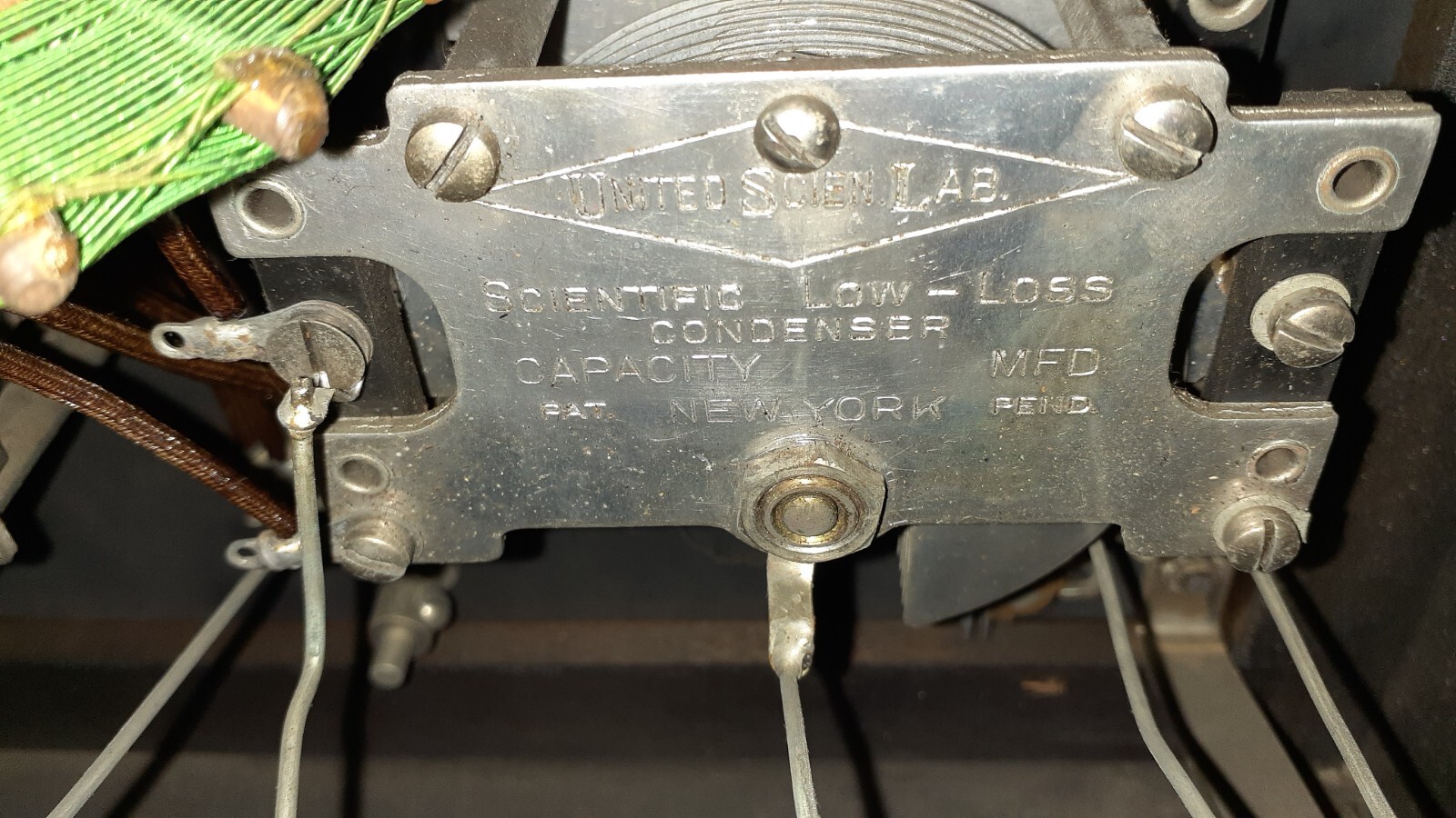 Antique Rare Ozarka 5-Tube TRF AM Battery Radio Receiver ca. 1925