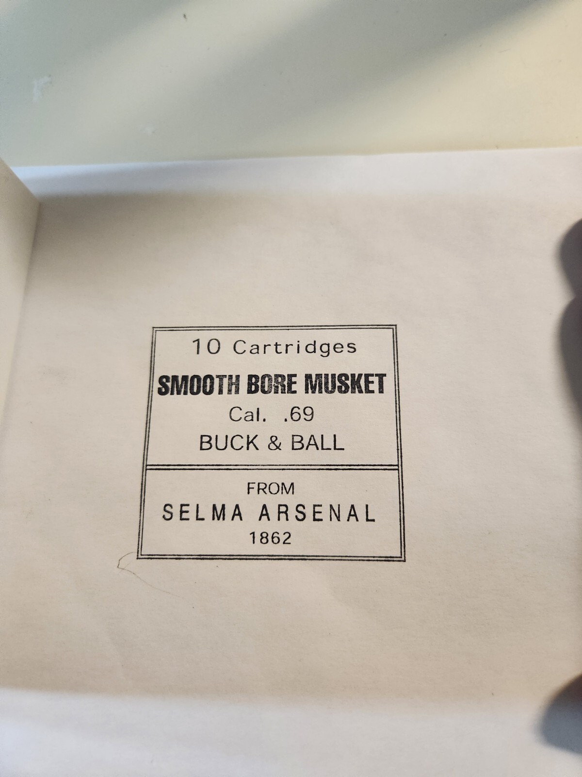Buck and Ball .69 cal Paper Cartridges Arsenal Packs FREE SHIP