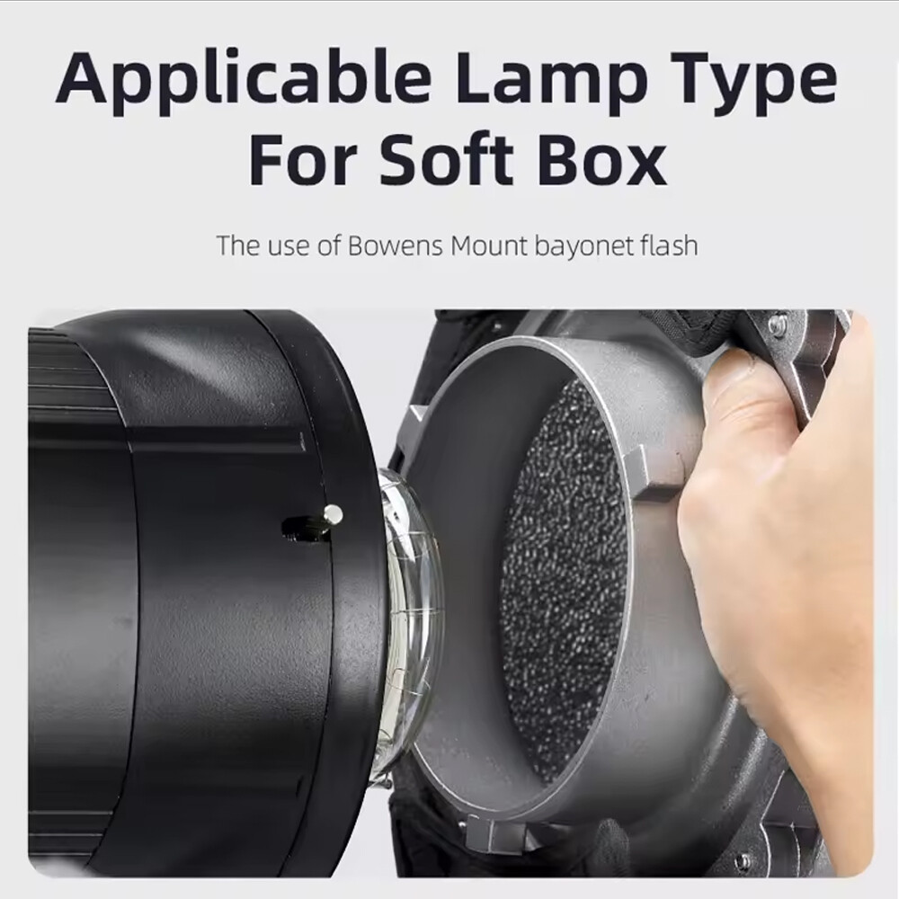 US Godox 22x90cm Rectangle Bowens Mount Strip Softbox with Grid For Strobe Flash