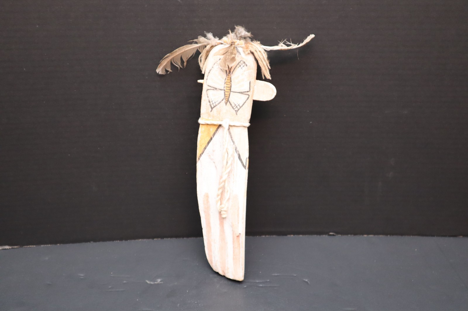 Antique Hopi Carved Cottonwood Root 10.5" Katsina Kachina Doll VTG