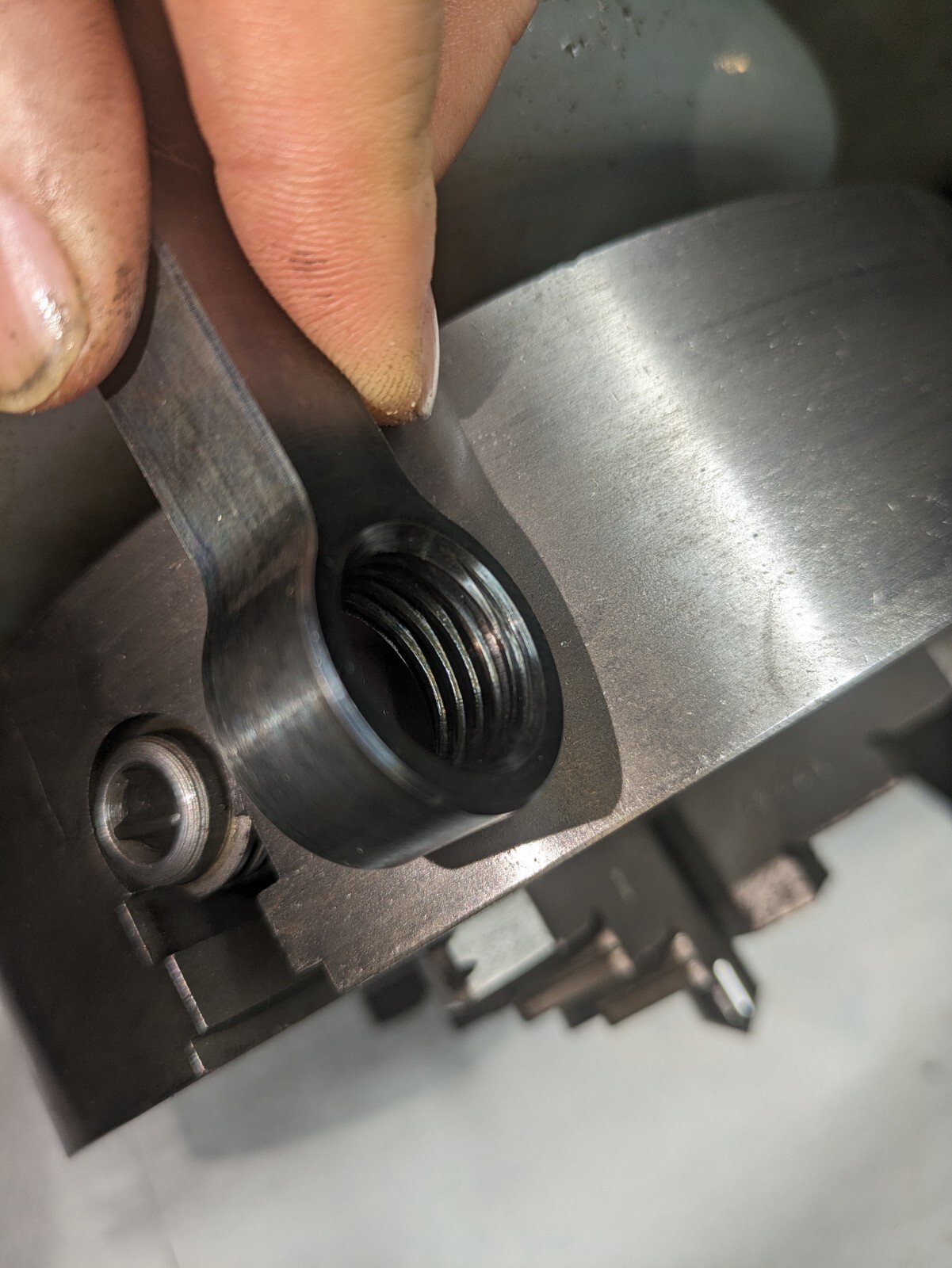 Dremel Lathe Tool Post Grinder Attachment 3/4-12 Thread A-36 Steel Made In U.S.A