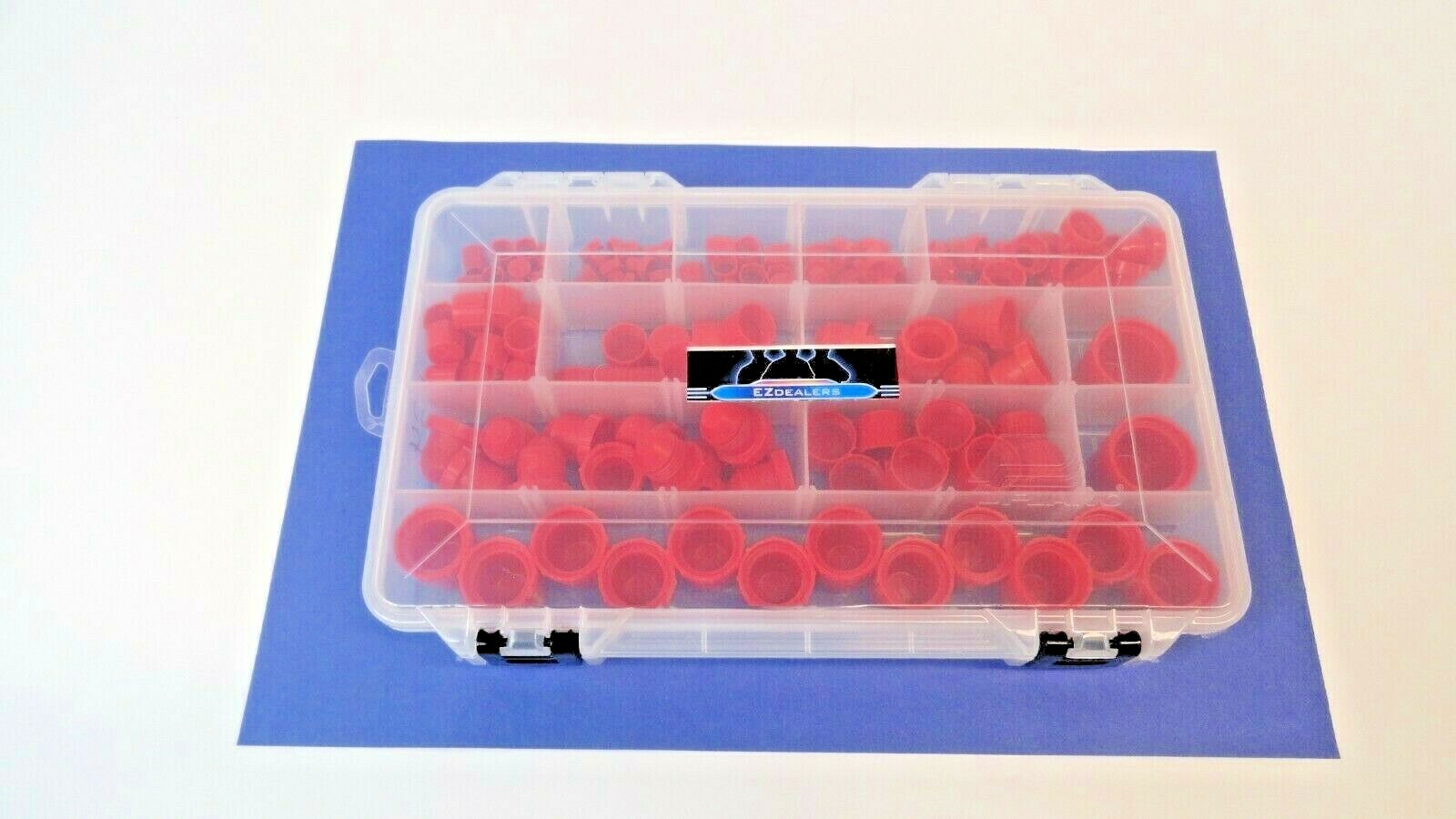 Hydraulic JIC Plastic Cap and Plug Kit Set 164 Pieces 7-Sizes Hydraulic Fittings