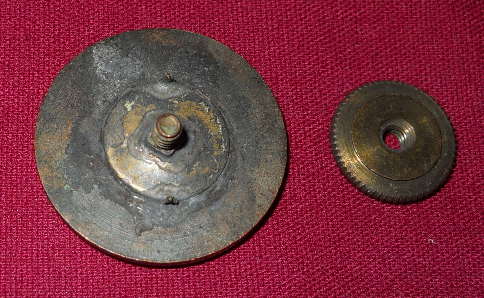 WW1 US Army Artillery Enlisted Collar Disk World War 1 Original Screwback