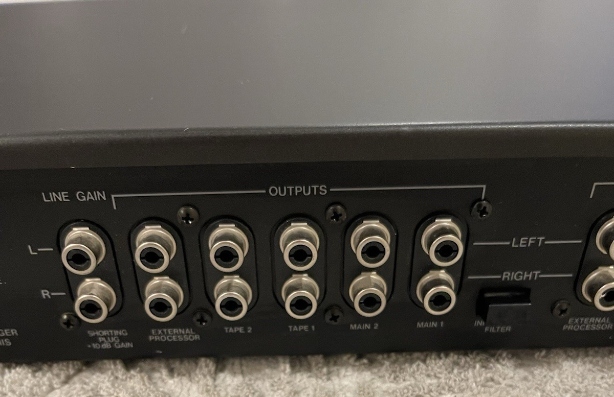 Vintage Carver Preamplifier C-2 High Performance Console