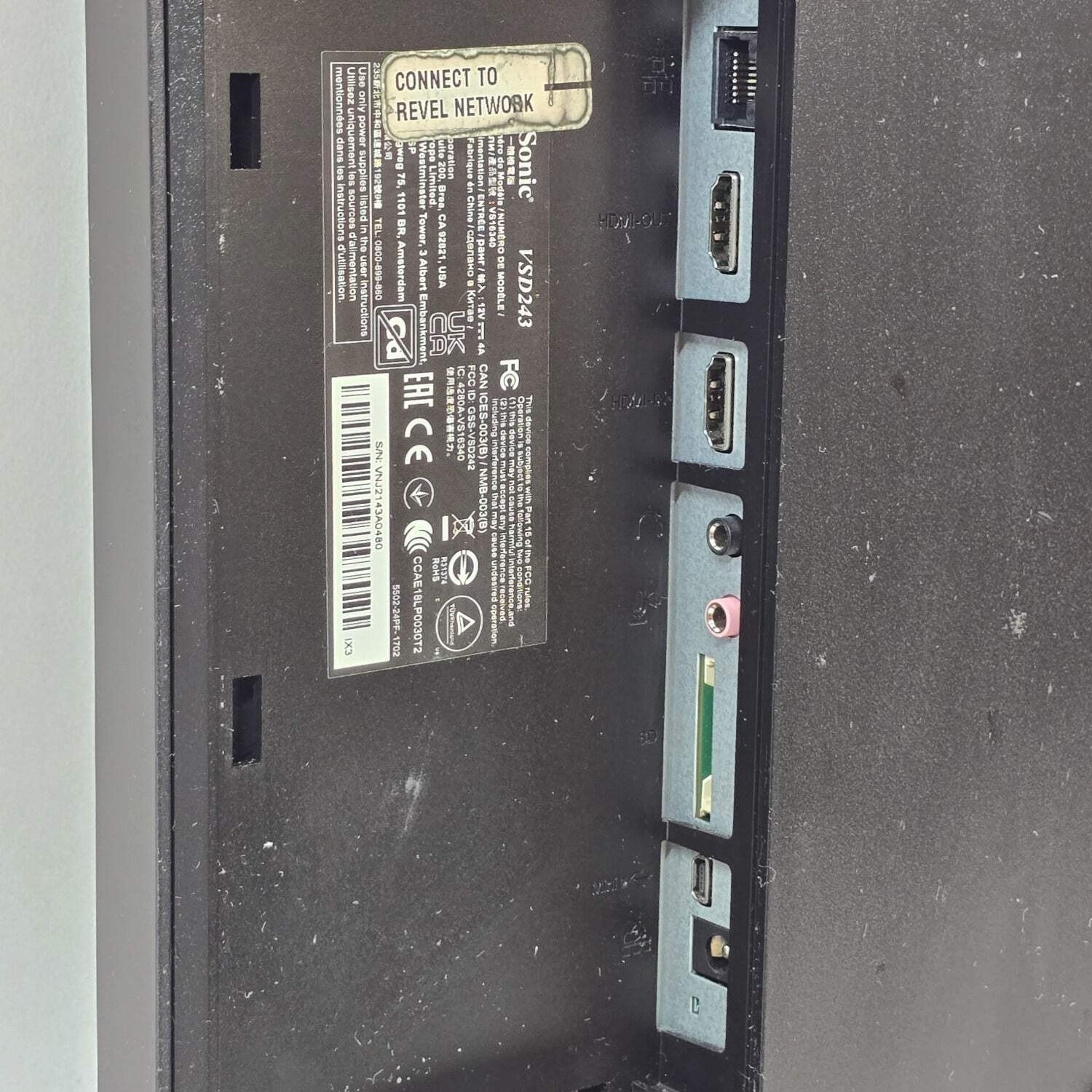 ViewSonic VS16340 Android Touchscreen POS VSD243