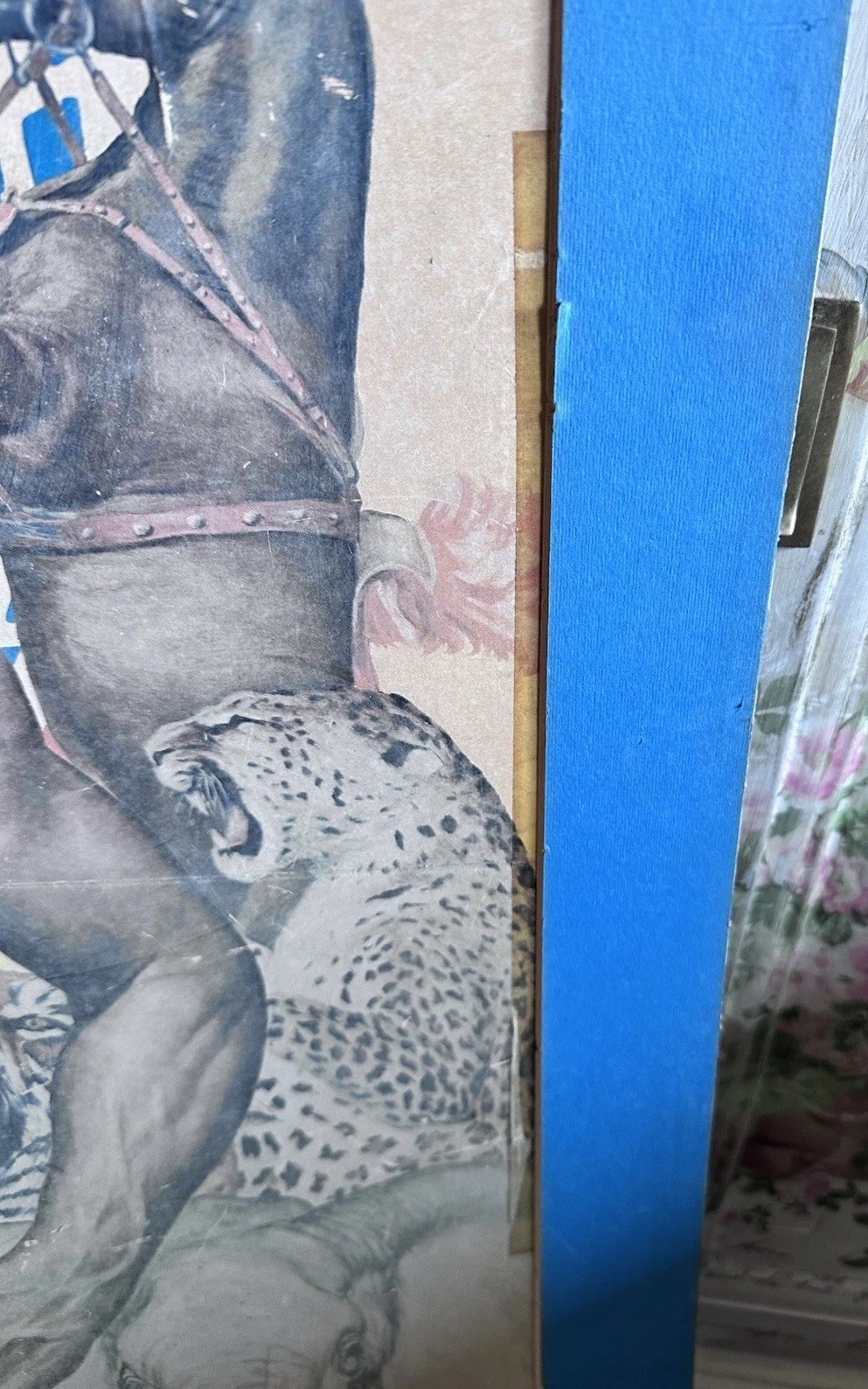 Autographed Poster Gunther Gebel Williams Ringling Brothers Circus Matted Signed