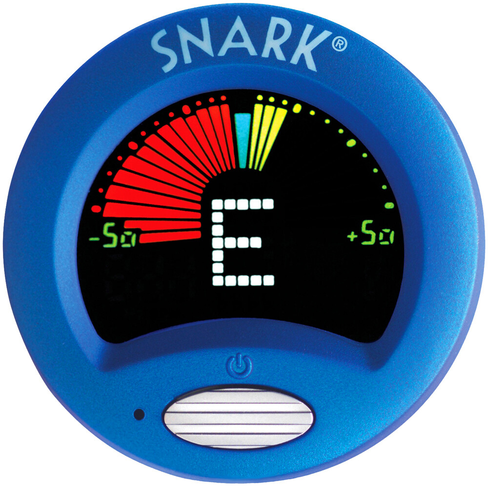 Snark SN-1X Blue Clip-on Chromatic Tuner for Guitar, Bass, Banjo, Mandolin, SN1X