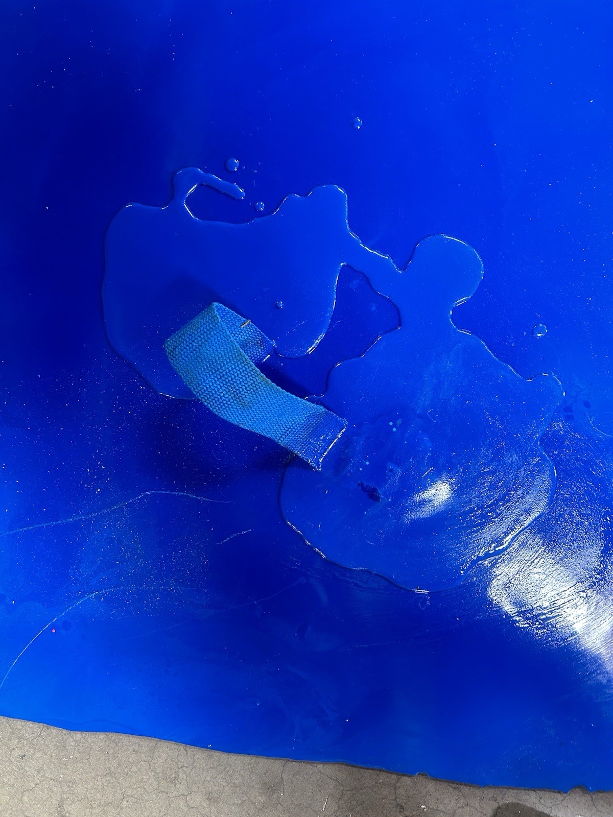 (2) Large 44" x 44" Roman Slate Seamless Featheredge Texture Skins for Concrete