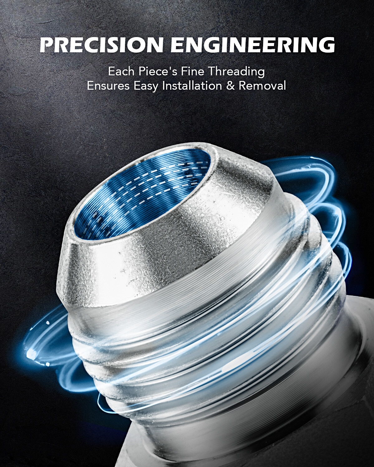 ZELCAN 64 pcs Hydraulic Hose Caps and Plugs 37° JIC Cap and Plug Kit with Case