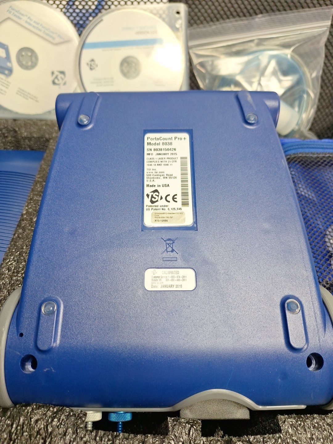 TSI 8038 PortaCount Pro Respirator Fit Tester + Particle Generator (MFG - 2015)