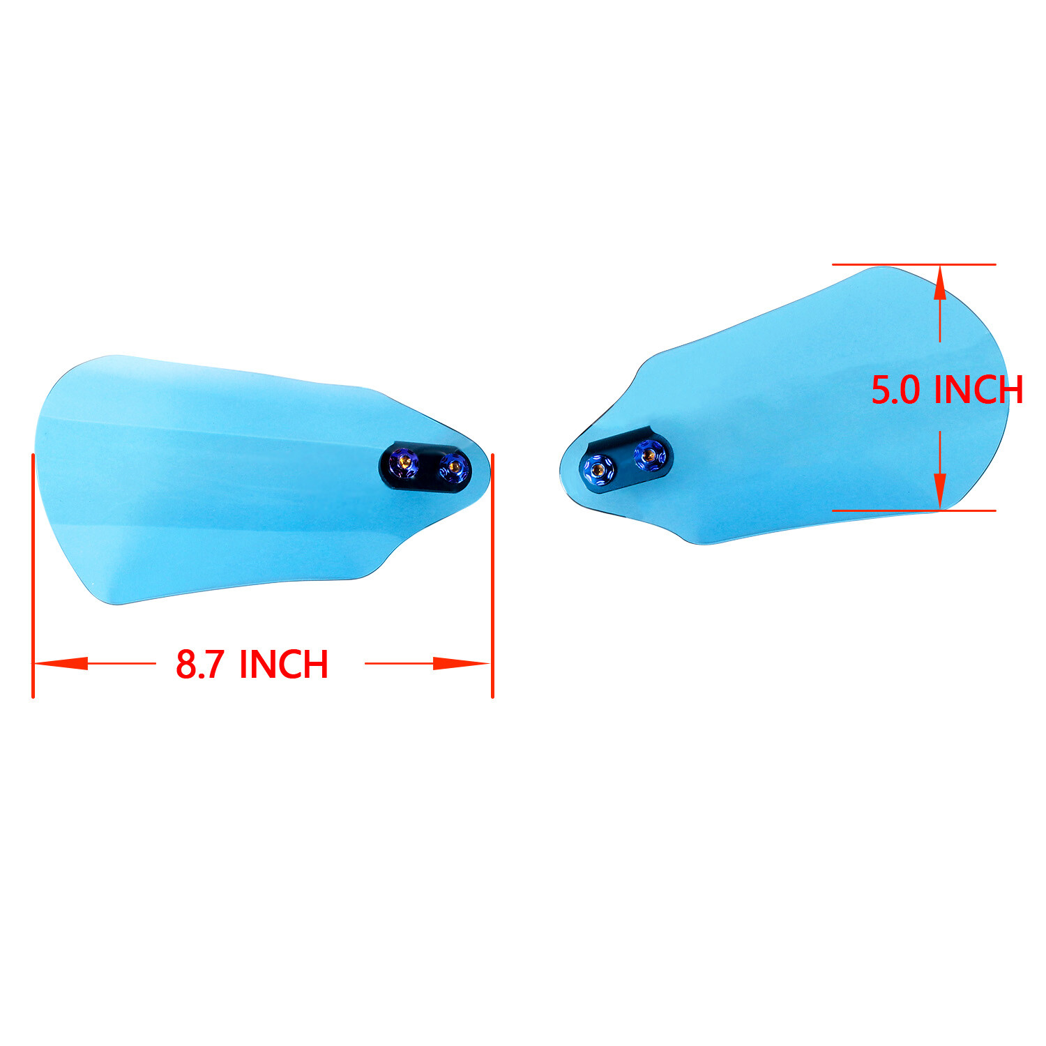 Blue Motorcycle Hand Guard Protector for Harley Softail Dyna Touring Sportster