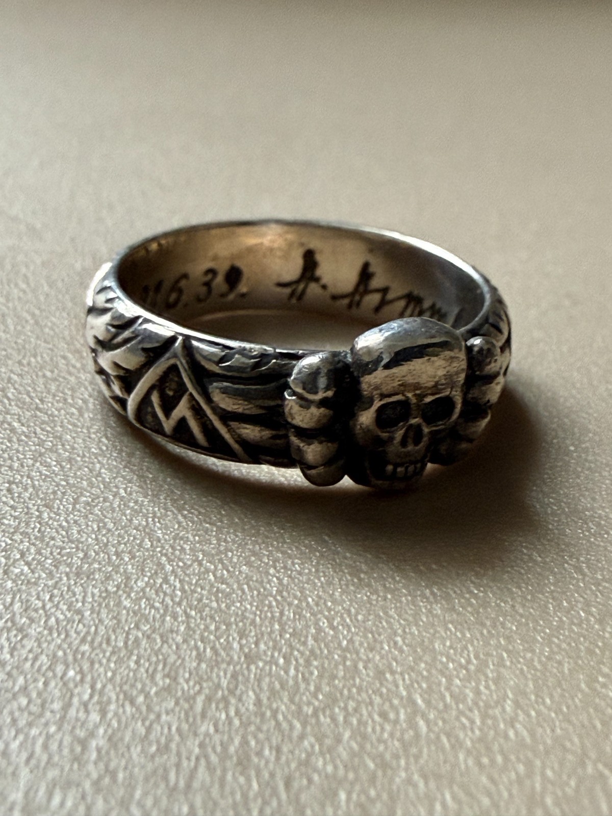 German officer's ring. Wehrmacht, 1936–1945, World War II.