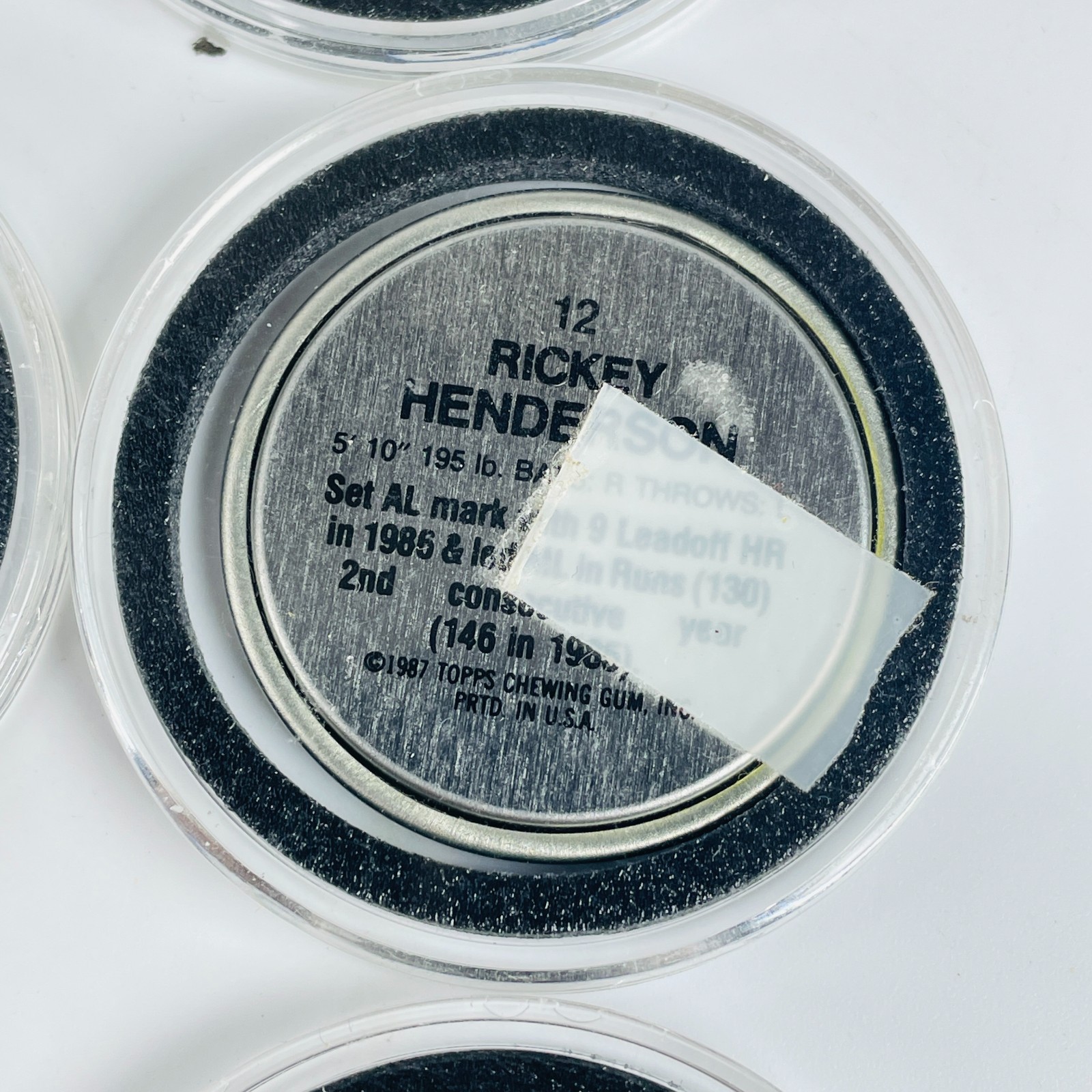 1987 Topps Baseball Coins Lot of 9 Star Players Mattingly Strawberry Puckett