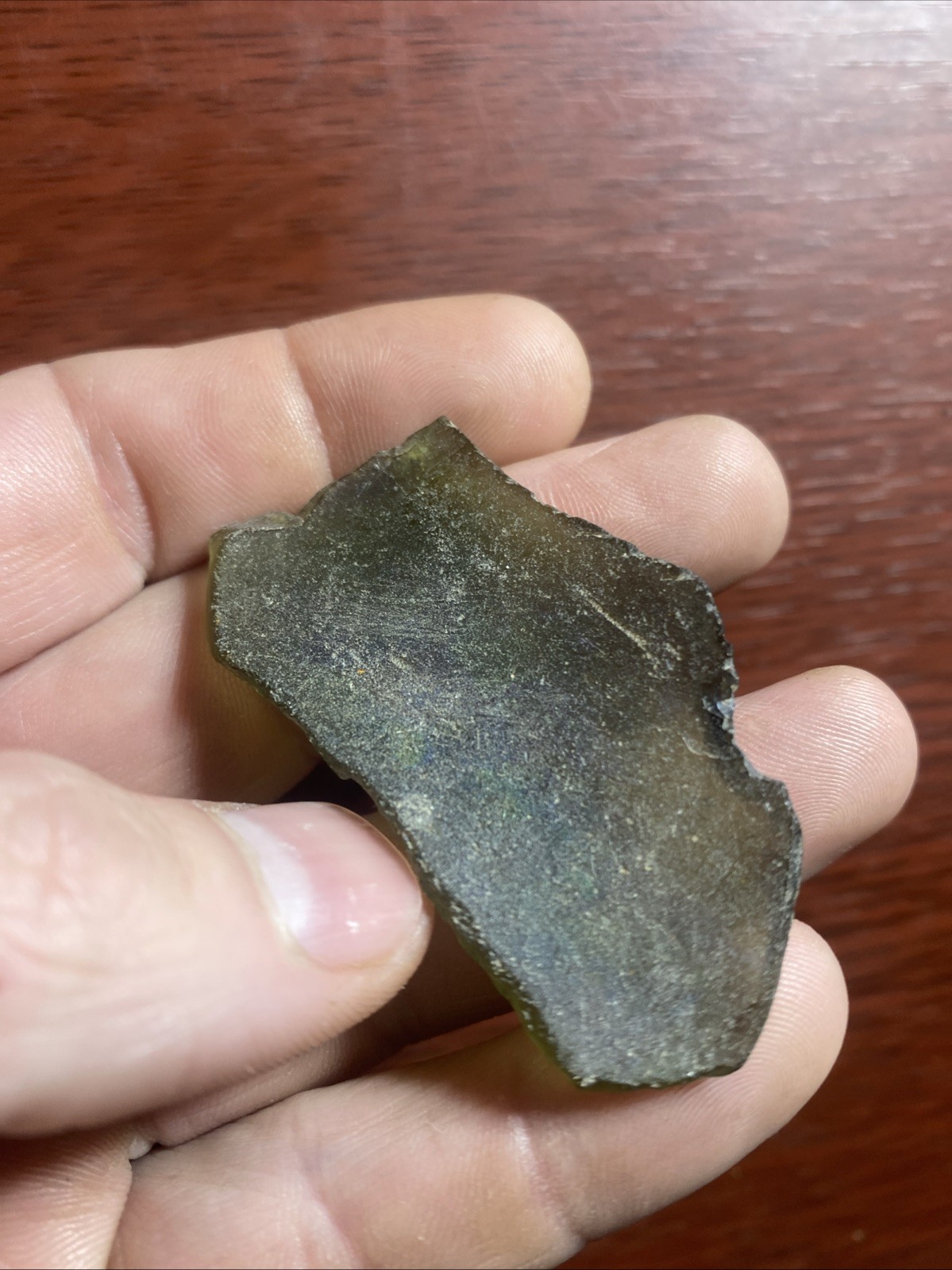 MLC s7718 Victorian Glass Arrowhead Susquehanna Valley Pa Artifact X Kunkle